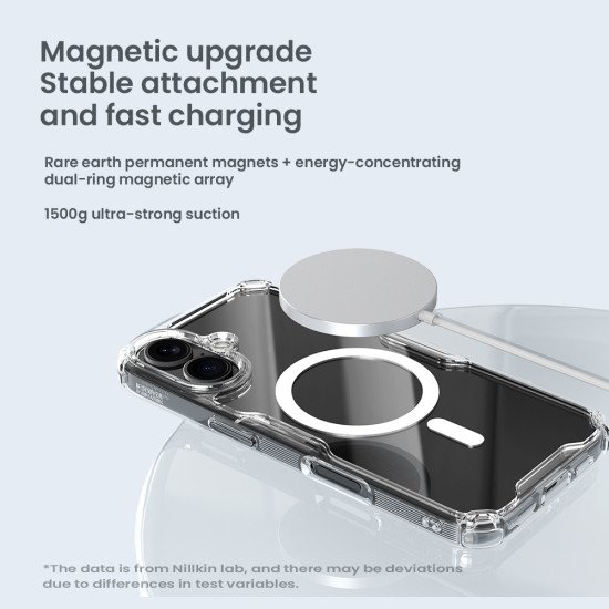 Husa magnetica din silicon Nillkin Nature Pro pentru Apple iPhone 16