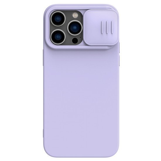 Husa Magnetica CamShield Pro Silky din silicon pentru iPhone 14 Pro Violetele