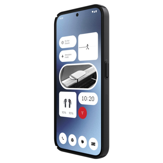 Husa protectie spate din plastic negru pentru Nothing phone 2A