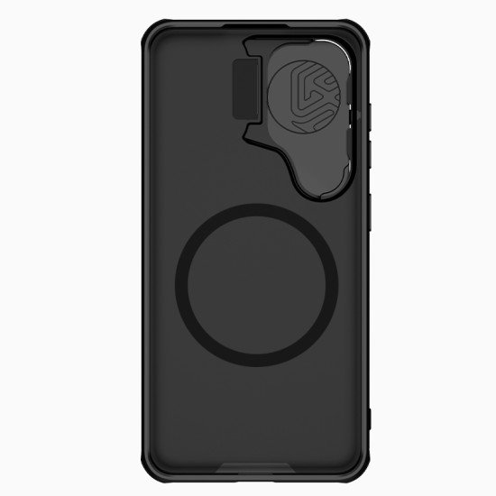 Husa magnetica protectie spate si camera foto negru pentru Samsung S24