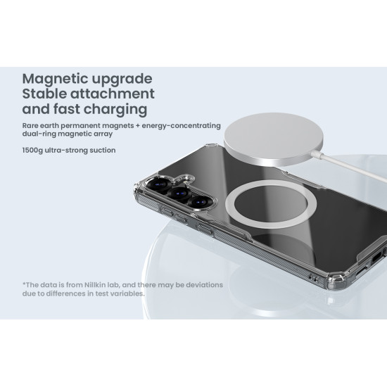 Husa magnetica din silicon Nillkin Nature Pro pentru Samsung S25 Plus