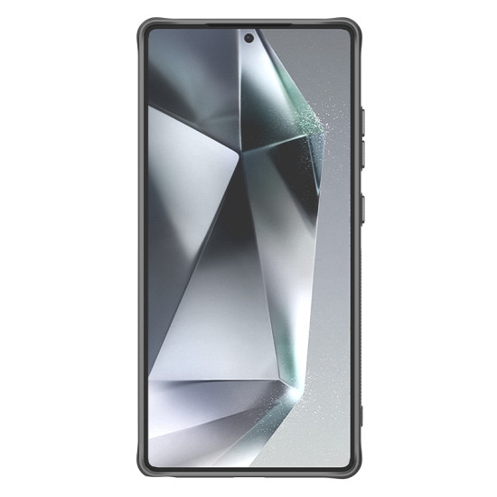 Husa magnetică transparentă neagră pentru Samsung S25 Ultra