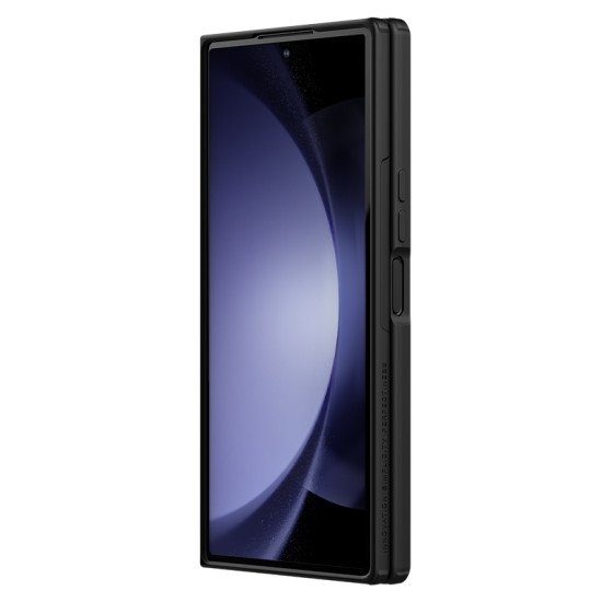 Husa din silicon Flex Pure Fold Case (versiunea S Pen) pentru Samsung Galaxy Z Fold 6 5G, neagră