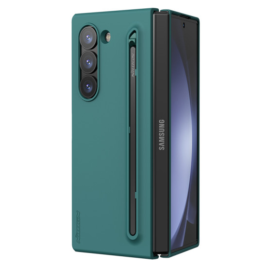 Husa din silicon Flex Pure Fold Case (versiunea S Pen) pentru Samsung Galaxy Z Fold 6 5G, verde