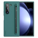 Husa din silicon Flex Pure Fold Case (versiunea S Pen) pentru Samsung Galaxy Z Fold 6 5G, verde