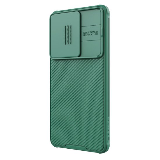 Husa protectie spate si camera foto verde pentru Poco F6 5G