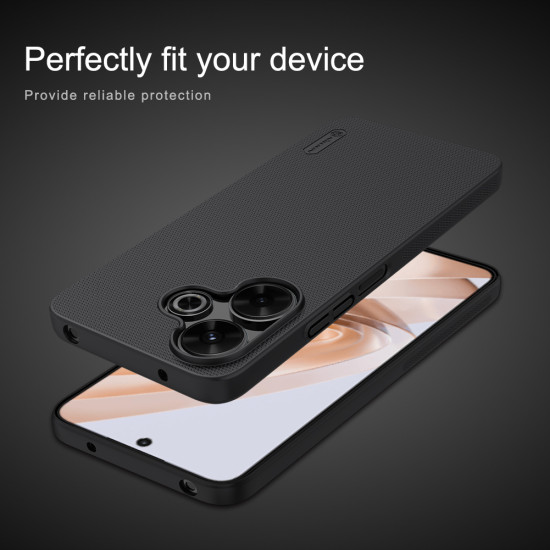 Husa protectie spate din plastic neagră pentru Redmi 13 4G / Poco M6 4G