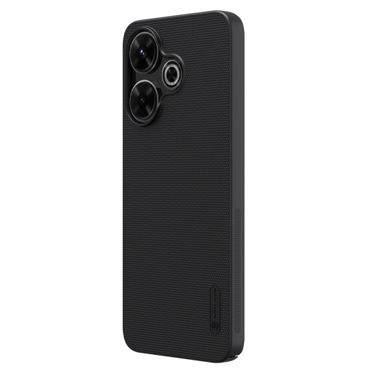 Husa protectie spate din plastic neagră pentru Redmi 13 4G / Poco M6 4G