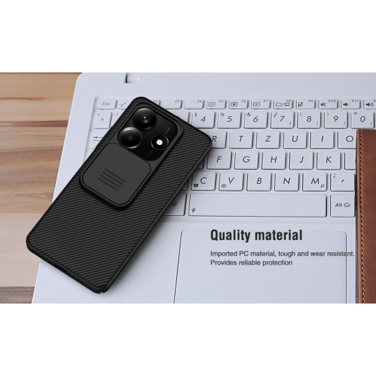 Husa protectie spate si camera foto neagră pentru Redmi Note 14 5G