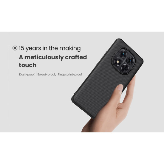 Husa protectie spate din plastic neagră pentru Redmi Note 14 Pro+ 5G