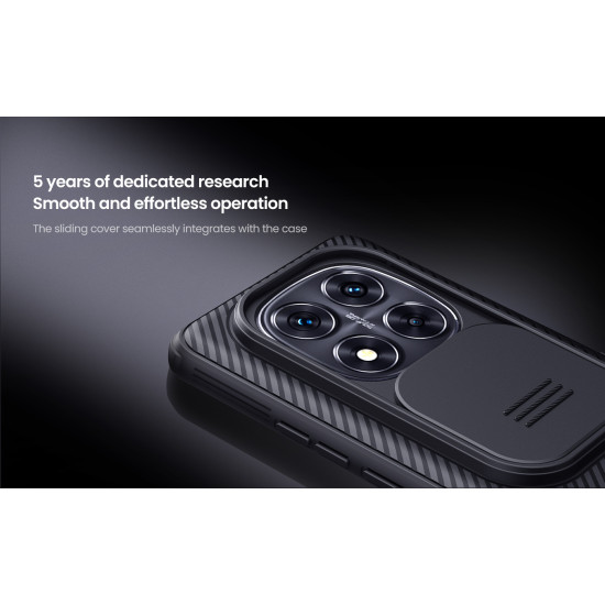 Husa protectie spate si camera foto albastră pentru Redmi Note 14 Pro+ 5G