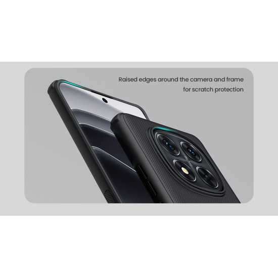 Husa magnetica protectie spate din plastic neagră pentru Redmi Note 14 Pro+ 5G