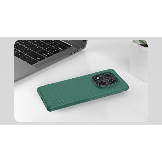 Husa protectie spate din plastic verde pentru Redmi Note 14 Pro 5G / POCO X7