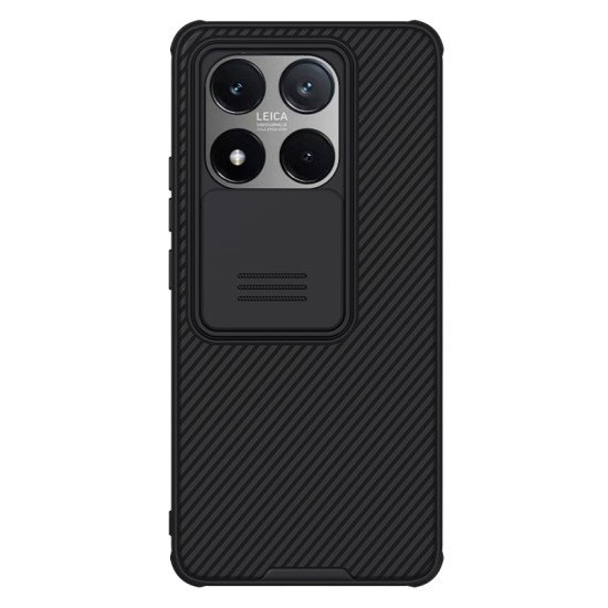 Husa de protecție spate și pentru camera foto neagră pentru Xiaomi 14T