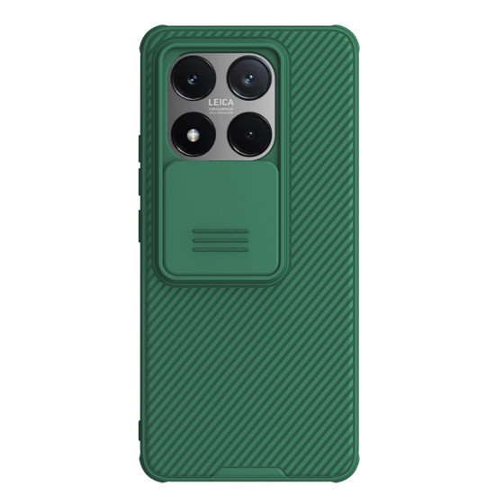 Husa de protecție spate și pentru camera foto verde pentru Xiaomi 14T