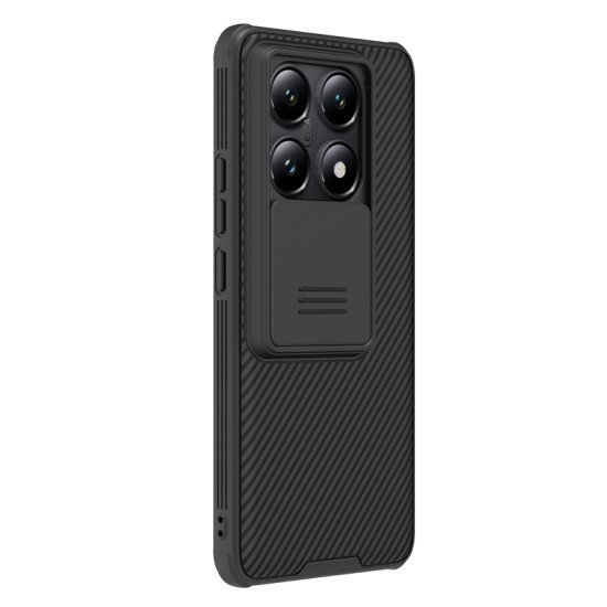 Husa de protecție spate și pentru camera foto neagră pentru Xiaomi 14T Pro